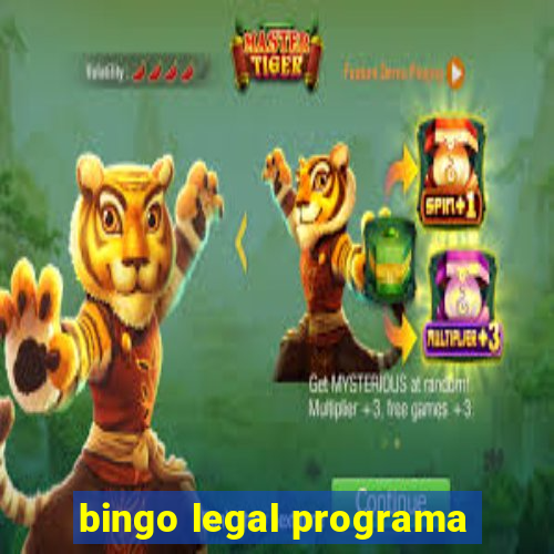 bingo legal programa